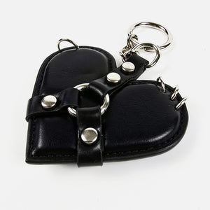 Pierced Heart Harness Keychain (Red or Black) OZGAGA