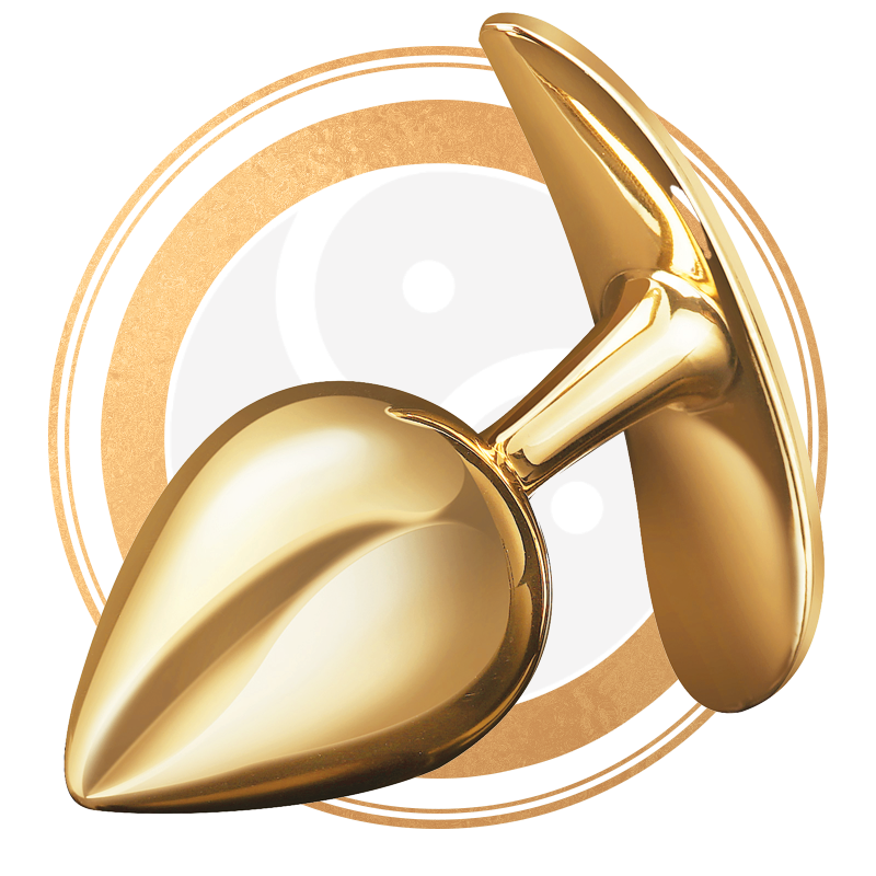 Golden Diamond Anal Plug