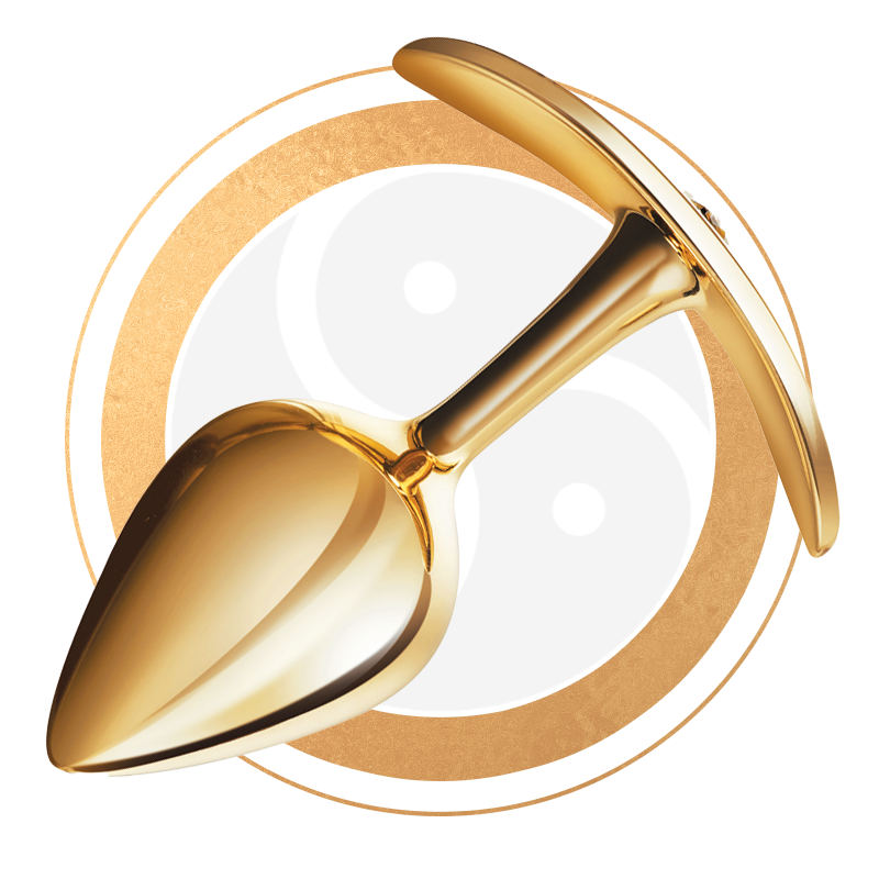 Golden Diamond Anal Plug