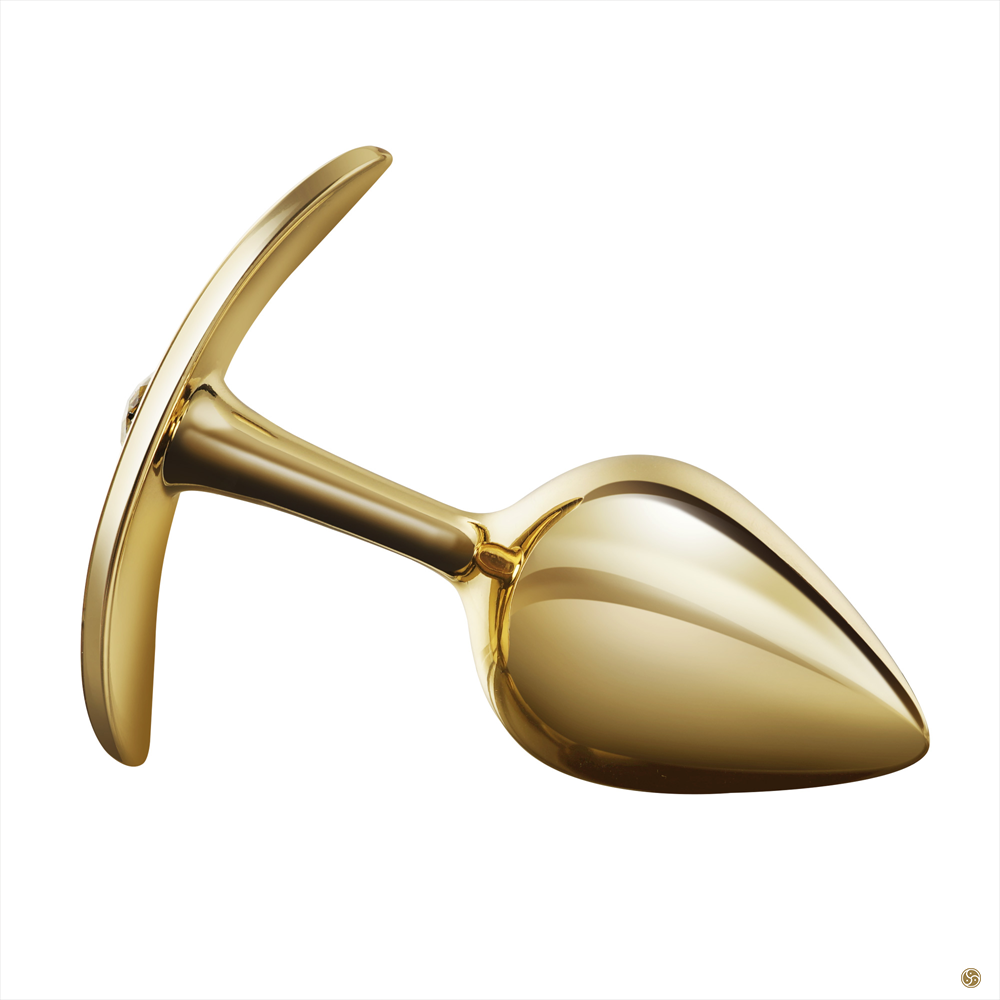 Golden Diamond Weighted Metal Anal Plug - OZGAGA Golden Diamond Weighted Metal Anal Plug - OZGAGA