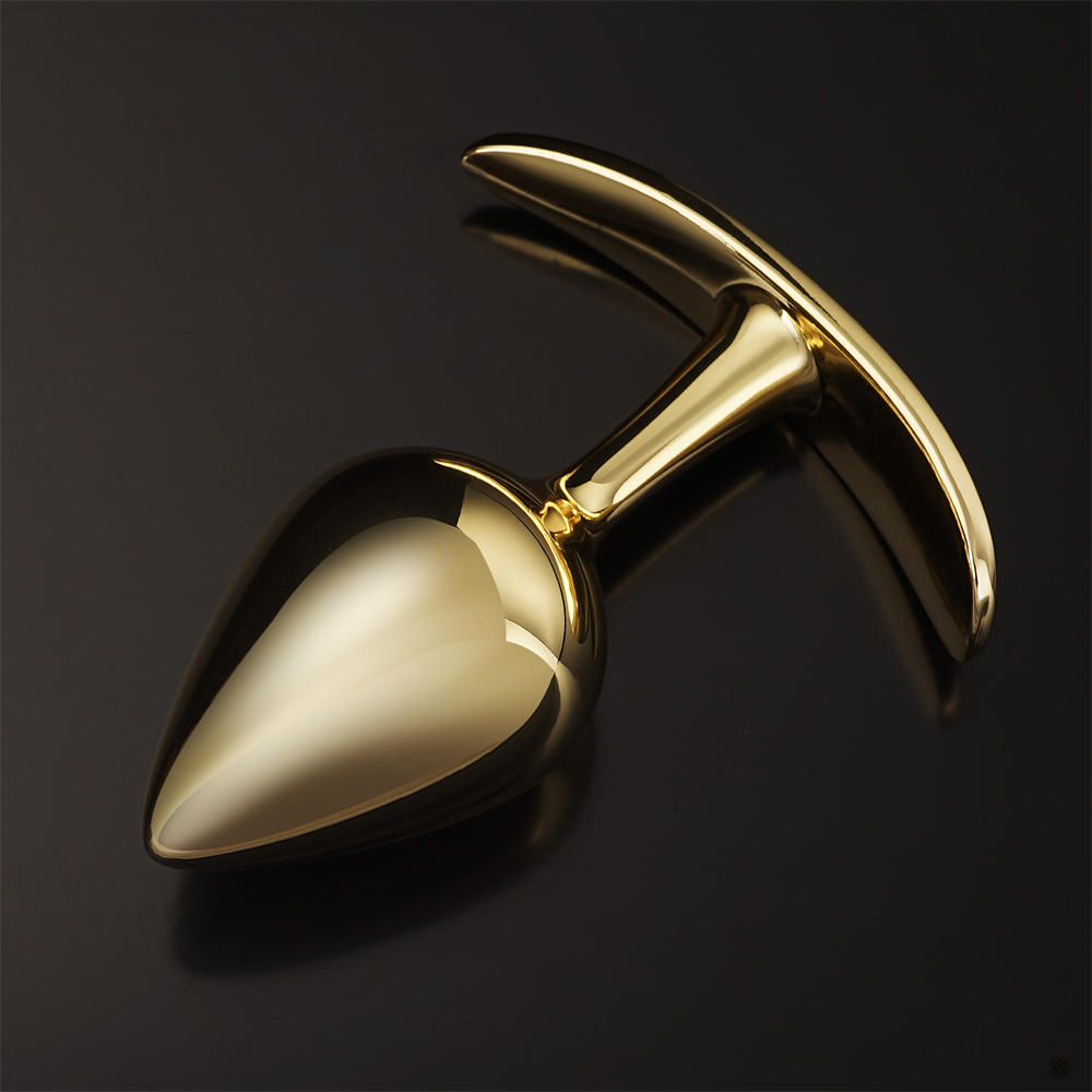 Golden Diamond Weighted Metal Anal Plug - OZGAGA Golden Diamond Weighted Metal Anal Plug - OZGAGA