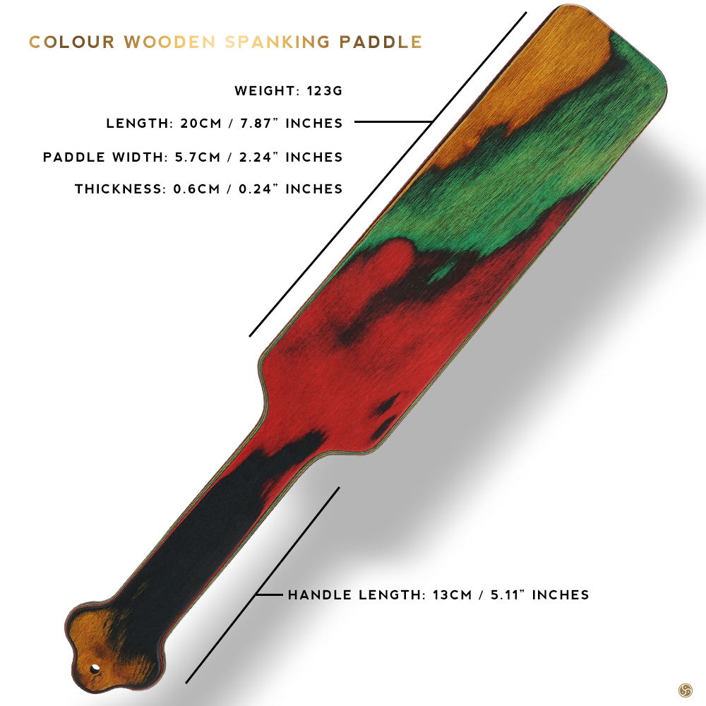Luxury BDSM Colour Wooden Square Spanking Paddle
