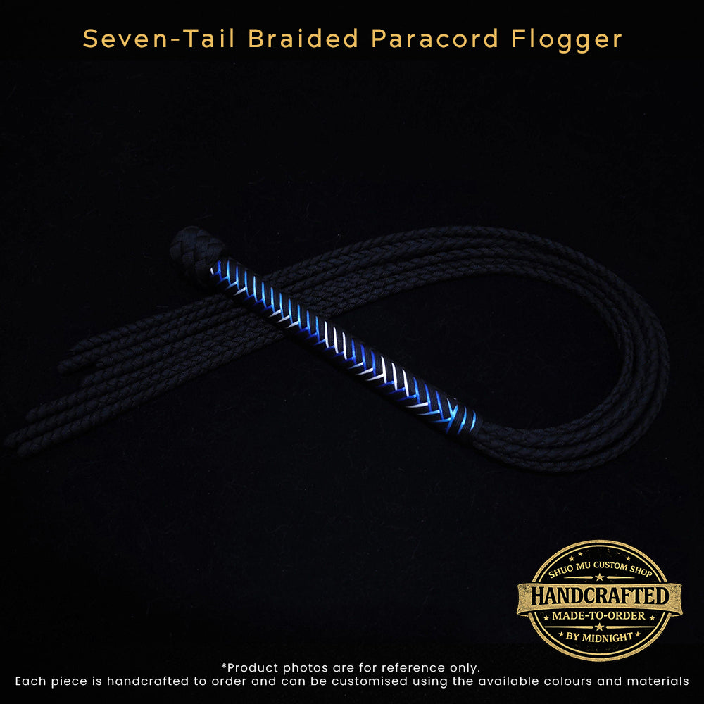 [Custom Made-to-Order] Hand-Braided Paracord Nine-Tail Flogger