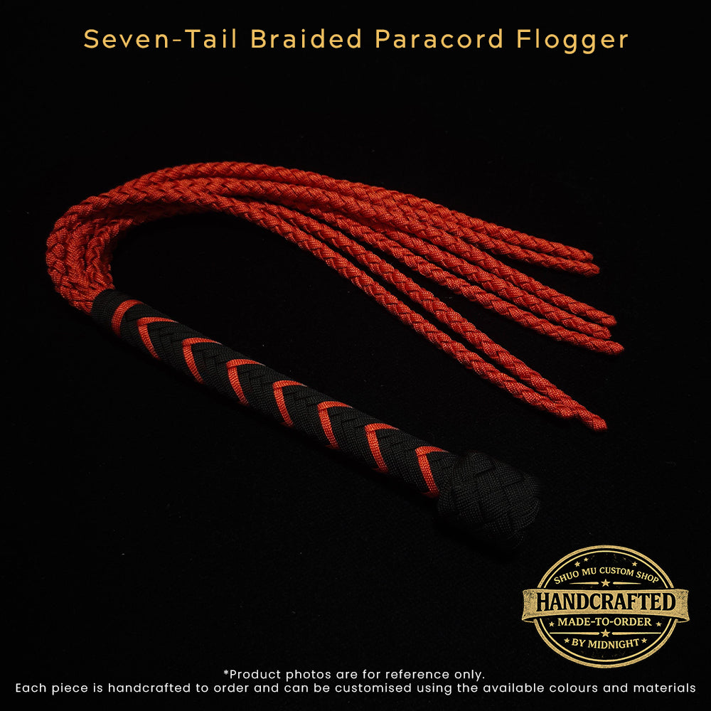 [Custom Made-to-Order] Hand-Braided Paracord Nine-Tail Flogger