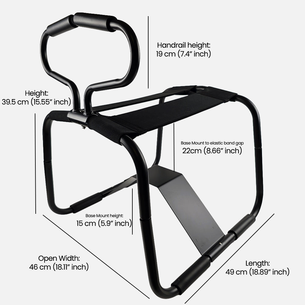 OZGAGA® Love Chair Bounce Stool with Dildo Mount | Upgraded Sex Chair with Free Suction Cup Dildo