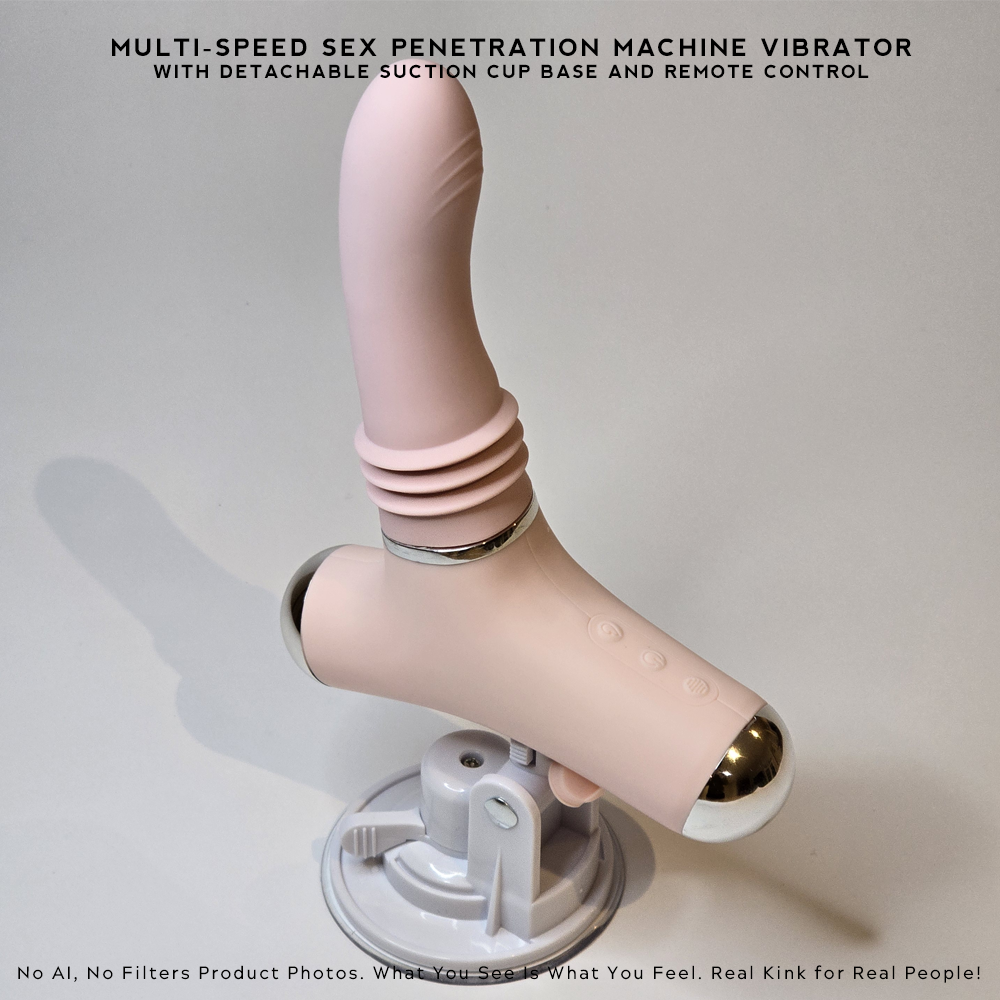 Multi-Speed Sex Penetration Machine Compact Vibrator with Detachable Suction Cup Base