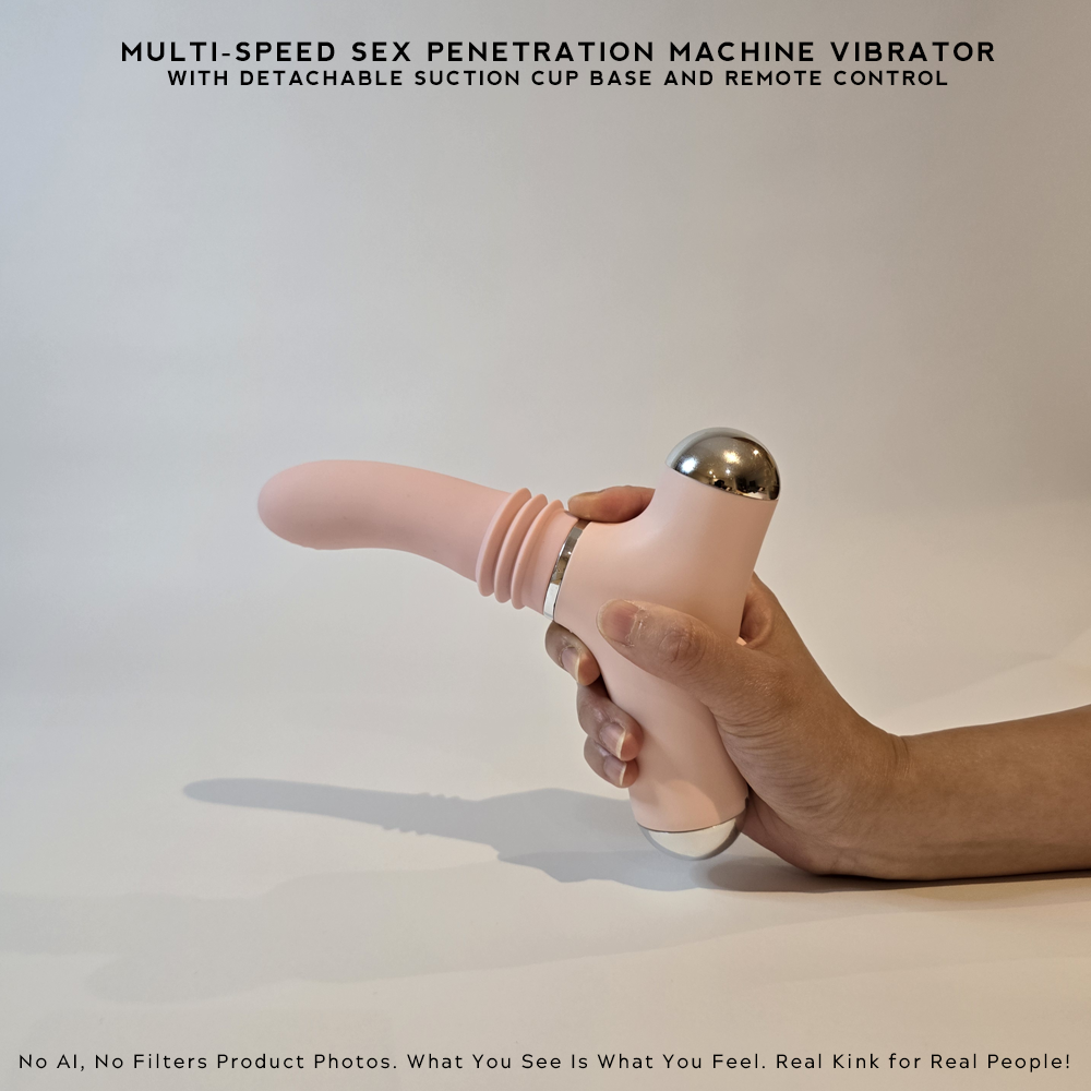 Multi-Speed Sex Penetration Machine Compact Vibrator with Detachable Suction Cup Base