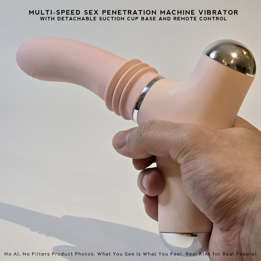 Multi-Speed Sex Penetration Machine Compact Vibrator with Detachable Suction Cup Base