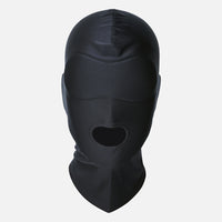 Mouth Opening Full-Face Spandex Blindfold Hood