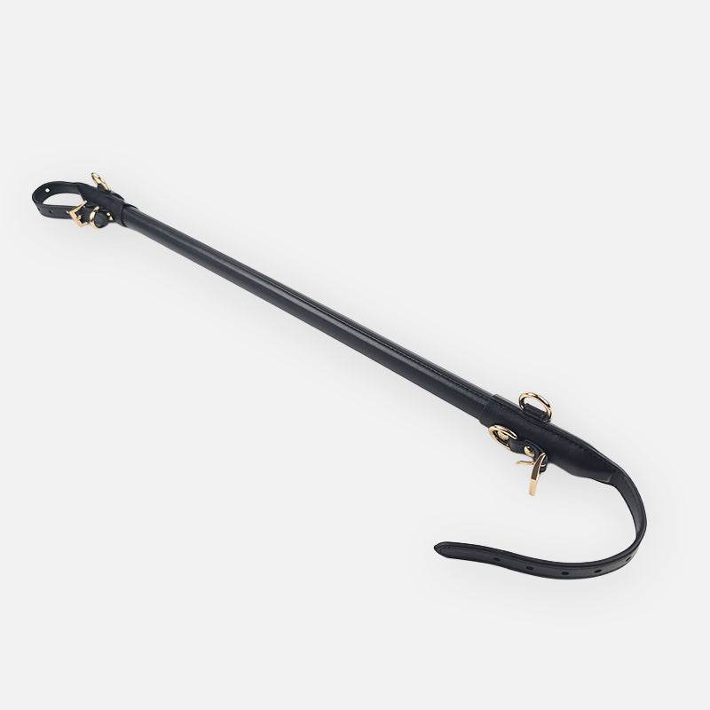 OZGAGA® Vegan Leather Snakeskin-Textured Spreader Bar Set with Wrist & Ankle Cuffs