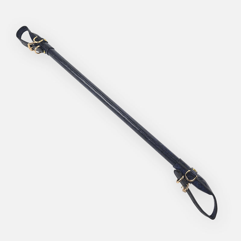 OZGAGA® Vegan Leather Snakeskin-Textured Spreader Bar Set with Wrist & Ankle Cuffs