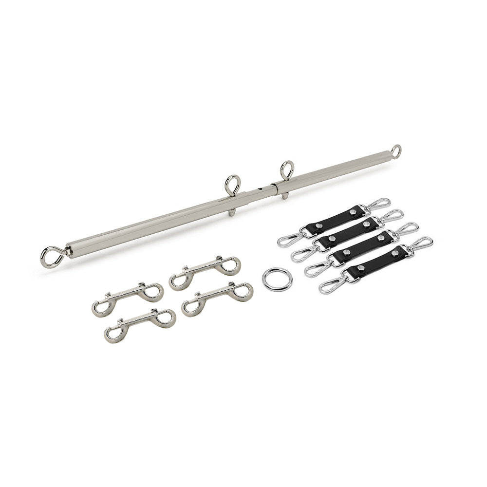 Stainless Steel Adjustable BDSM Spreader Bar Set