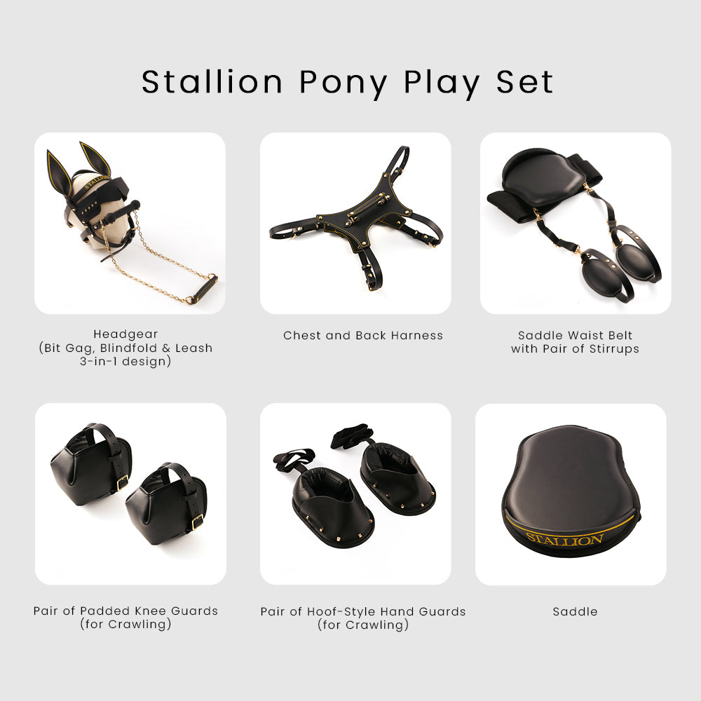 pony play gear Luxury Stallion Pony Play Set