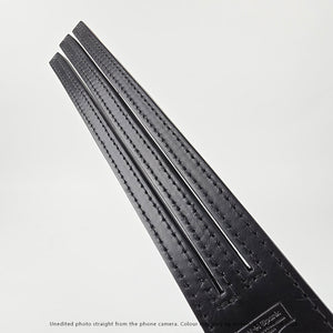 3-tail leather tawse handcrafted from three layers of Italian cowhide