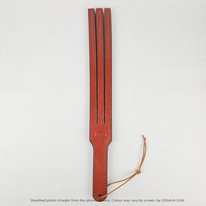 3-tail leather tawse handcrafted from three layers of Italian cowhide
