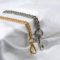 Metallic Chain with Double-Ended Buckle