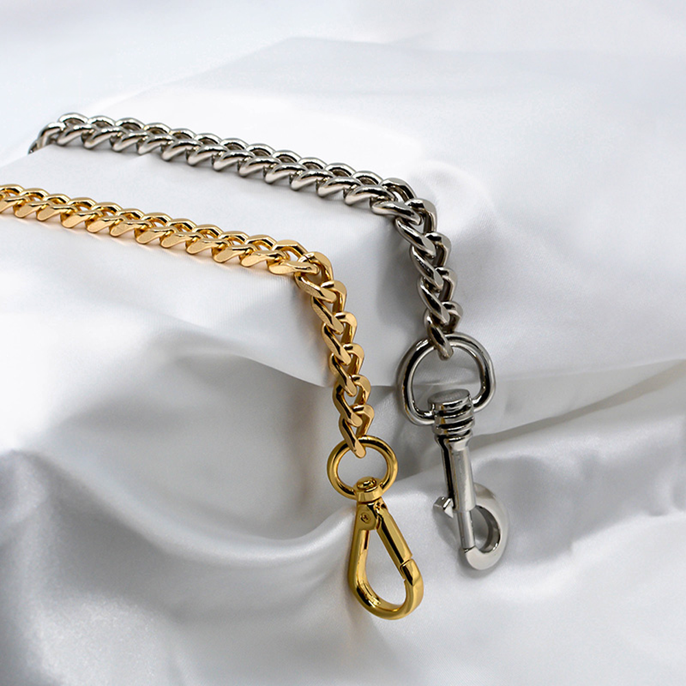 Metallic Chain with Double-Ended Buckle