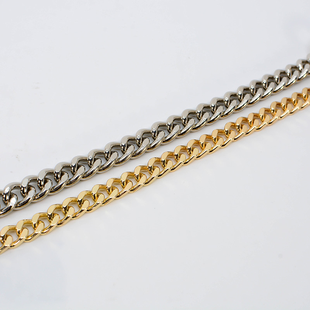 Metallic Chain with Double-Ended Buckle