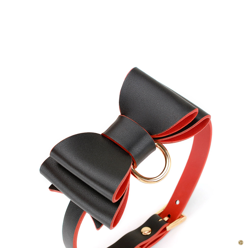 Dicky Bow Collar with Leash