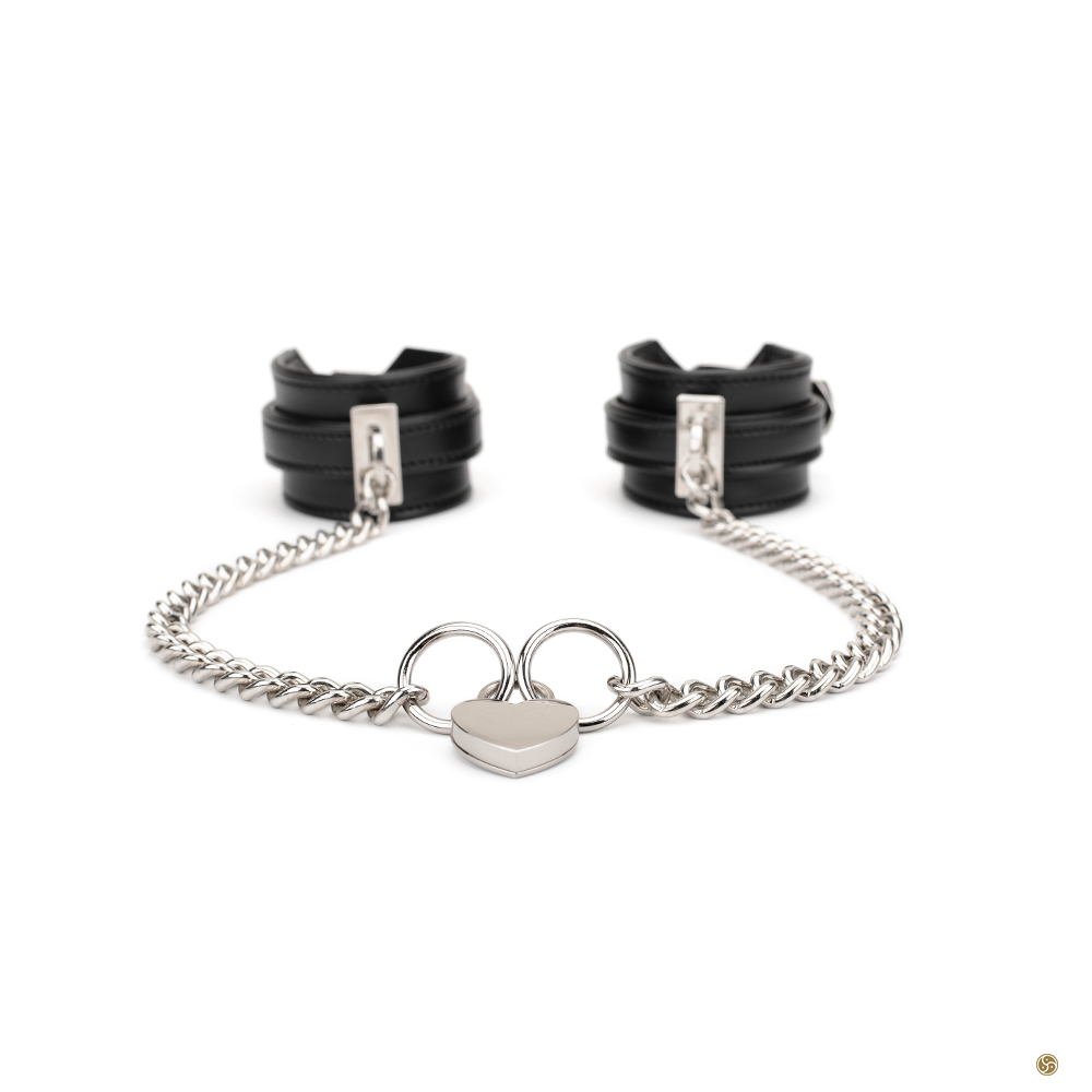 Padlock Cuffs With Chain - Ankle