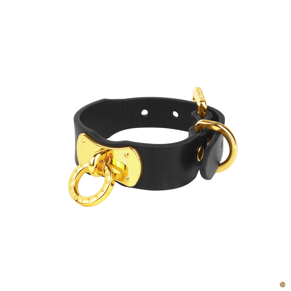 MissFun Luxury Leather Wrist Cuffs