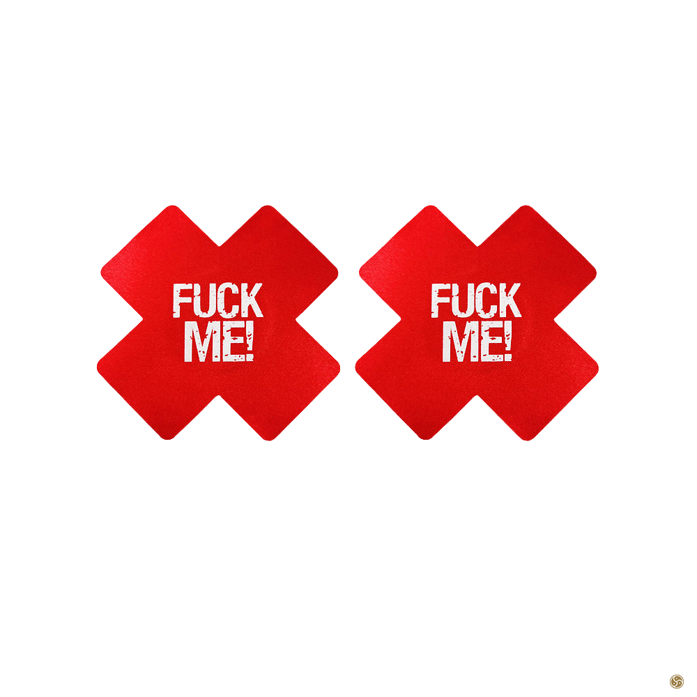 F*ck Me Pasties Adhesive Nipple Stickers