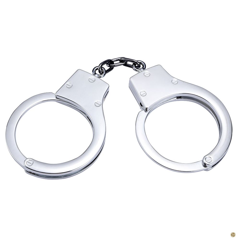 BDSM Essential Stainless Steel Silver Handcuffs with Safety Release
