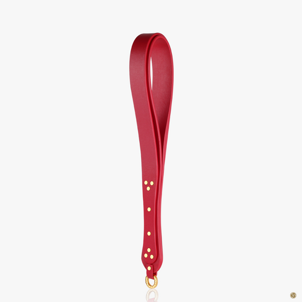 Luxury Double Loop Leather Spanking Paddle - OZGAGA